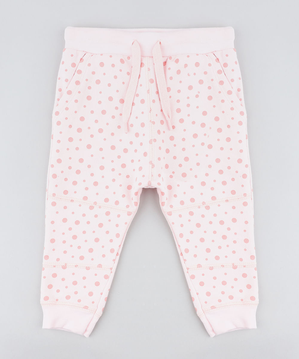 Calca-Infantil-Estampada-de-Poa-em-Moletom-Rosa-Claro-9425067-Rosa_Claro_1