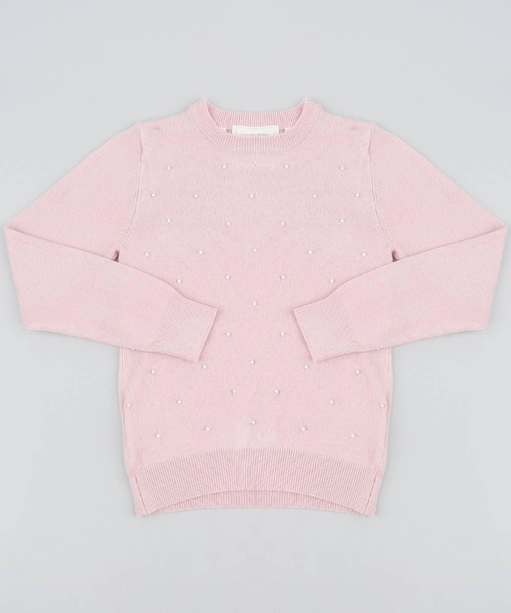 Sueter-Infantil-em-Trico-com-Perolas-Rosa-9347811-Rosa_1