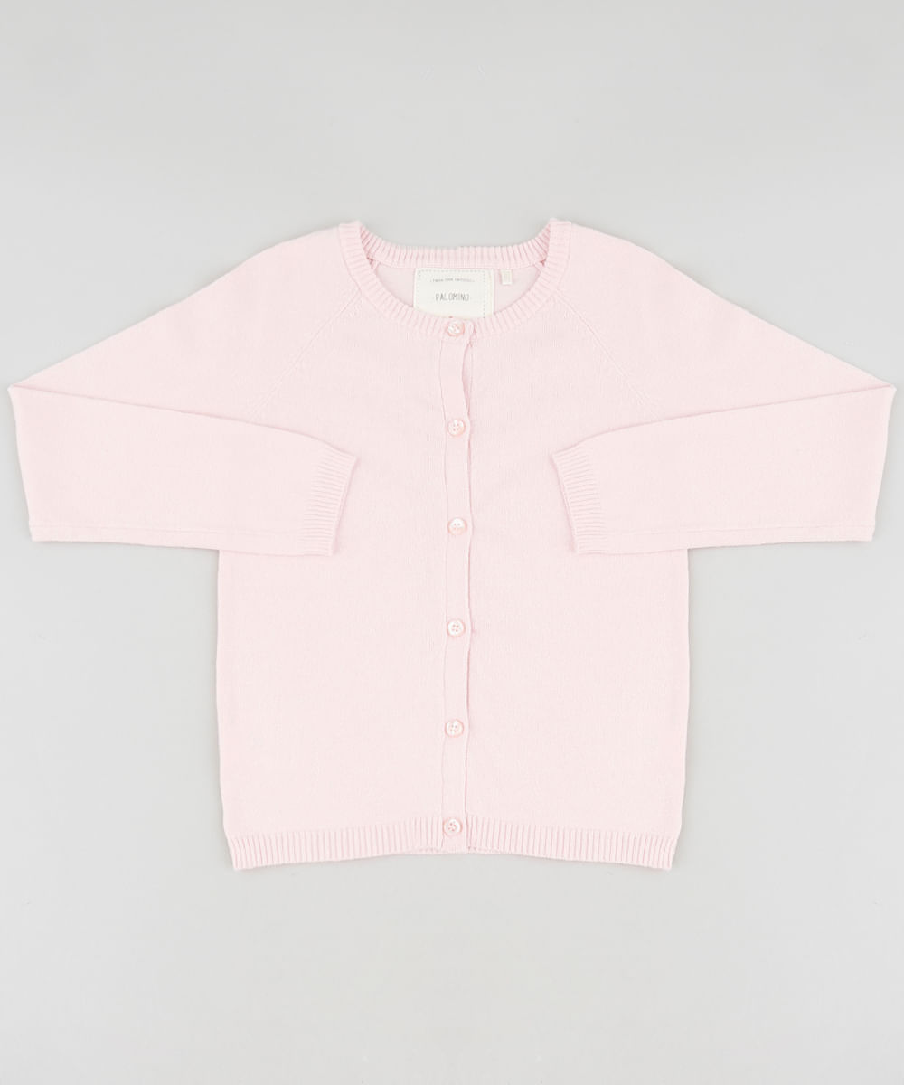 Cardigan-Infantil-Basico-em-Trico-Decote-Redondo-Rosa-Claro-9459504-Rosa_Claro_1