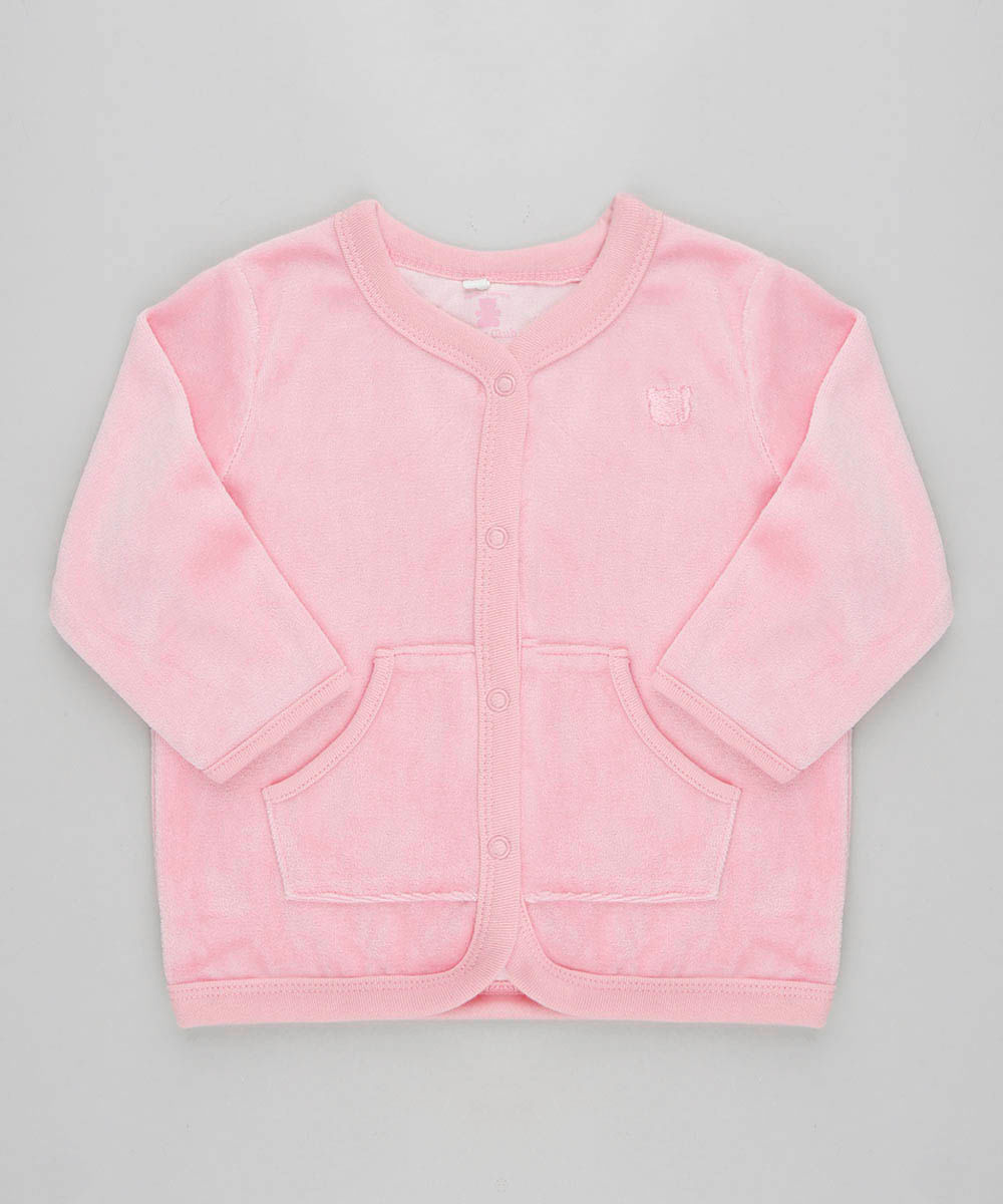 Cardigan-Infantil-em-Plush-com-Bolsos-Rosa-9195544-Rosa_1