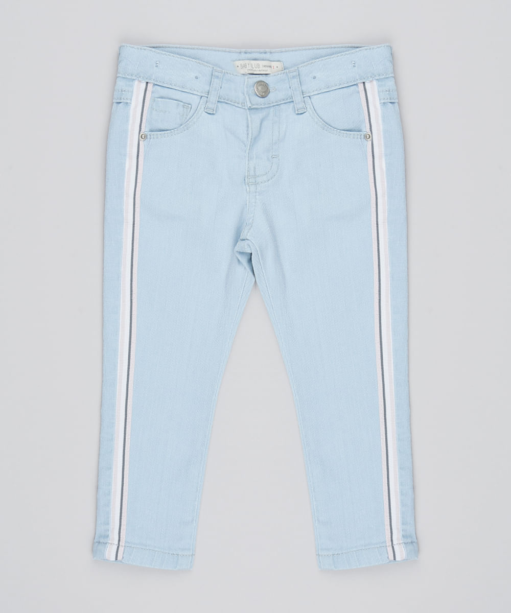 Calca-Jeans-Infantil-com-Faixa-Lateral-Azul-Claro-9447175-Azul_Claro_1