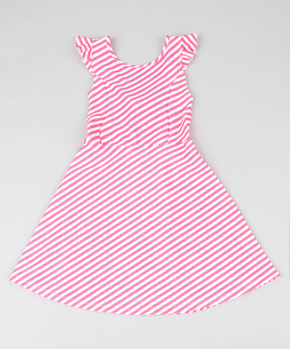 Vestido-Infantil-Listrado-com-Laco-e-Babado-Rosa-9561198-Rosa_1