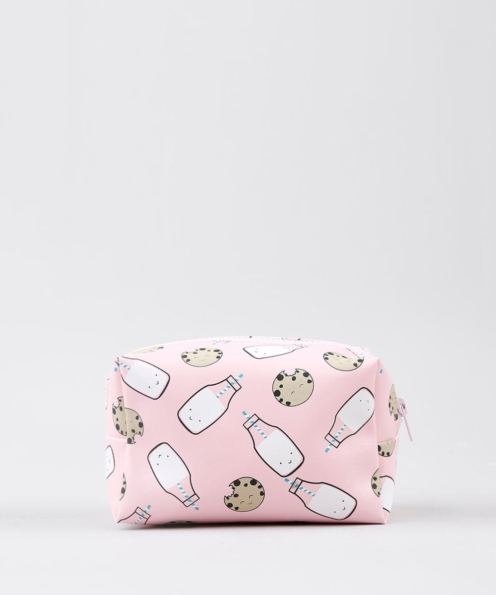 Necessaire-Feminina-Estampada-Cookies---Leite-Rosa-9585185-Rosa_1