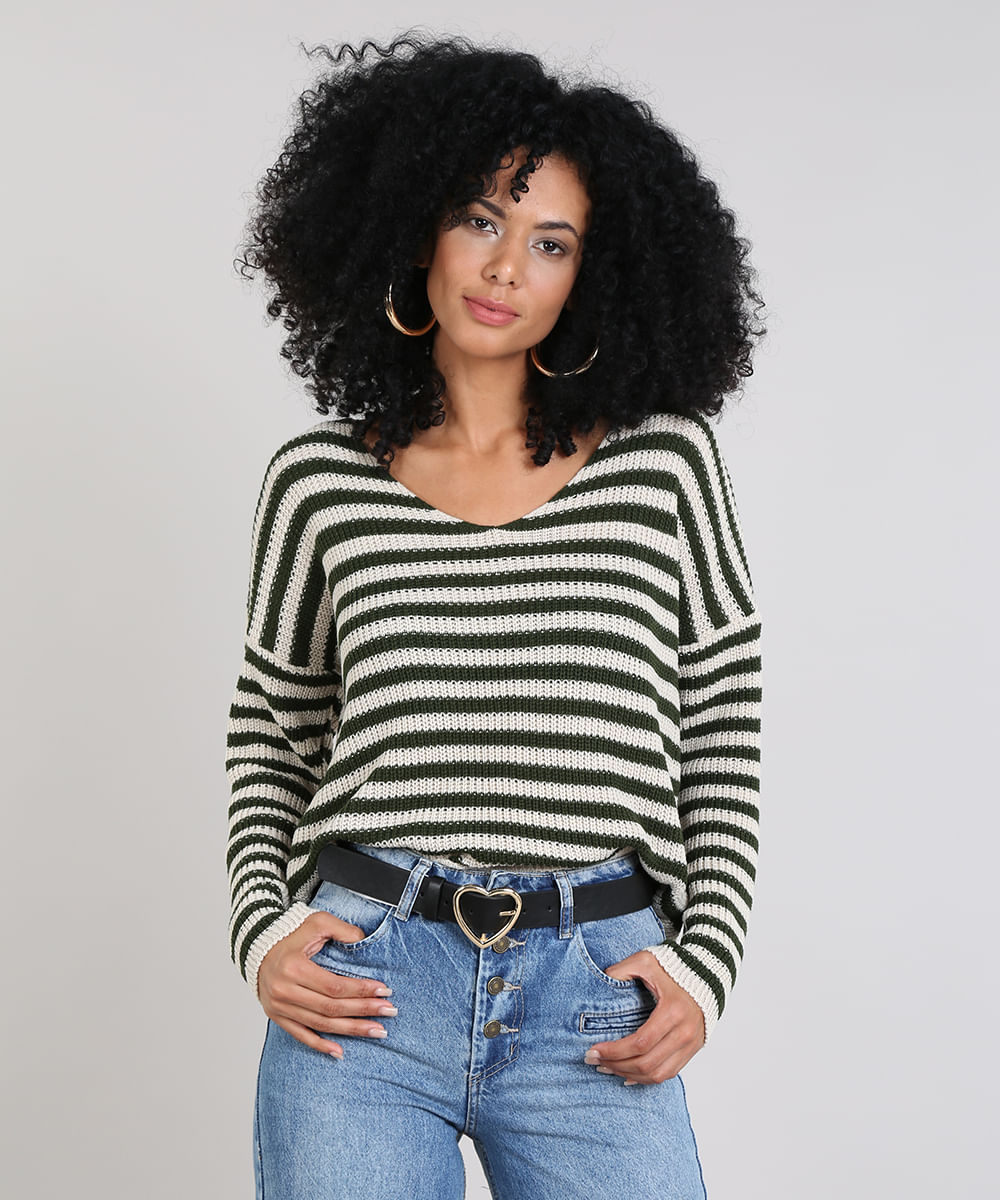 blusa de trico feminina cea