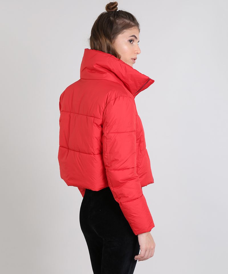 puffer jacket feminina cropped