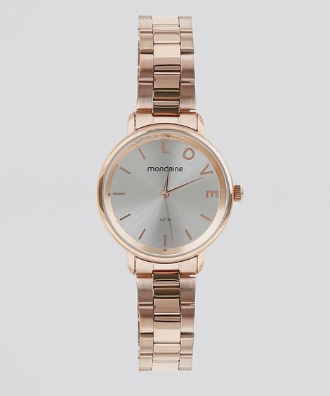 Relógio Analógico Mondaine Feminino - 53761LPMKRE2 Rosê