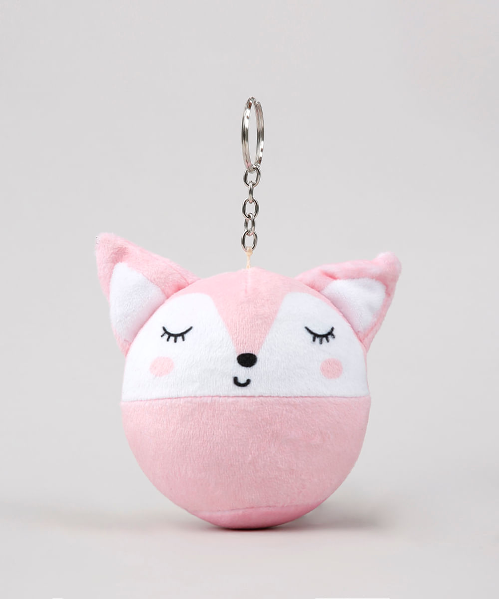 Chaveiro-Raposa-em-Pelucia-Rosa-Claro-9533526-Rosa_Claro_1