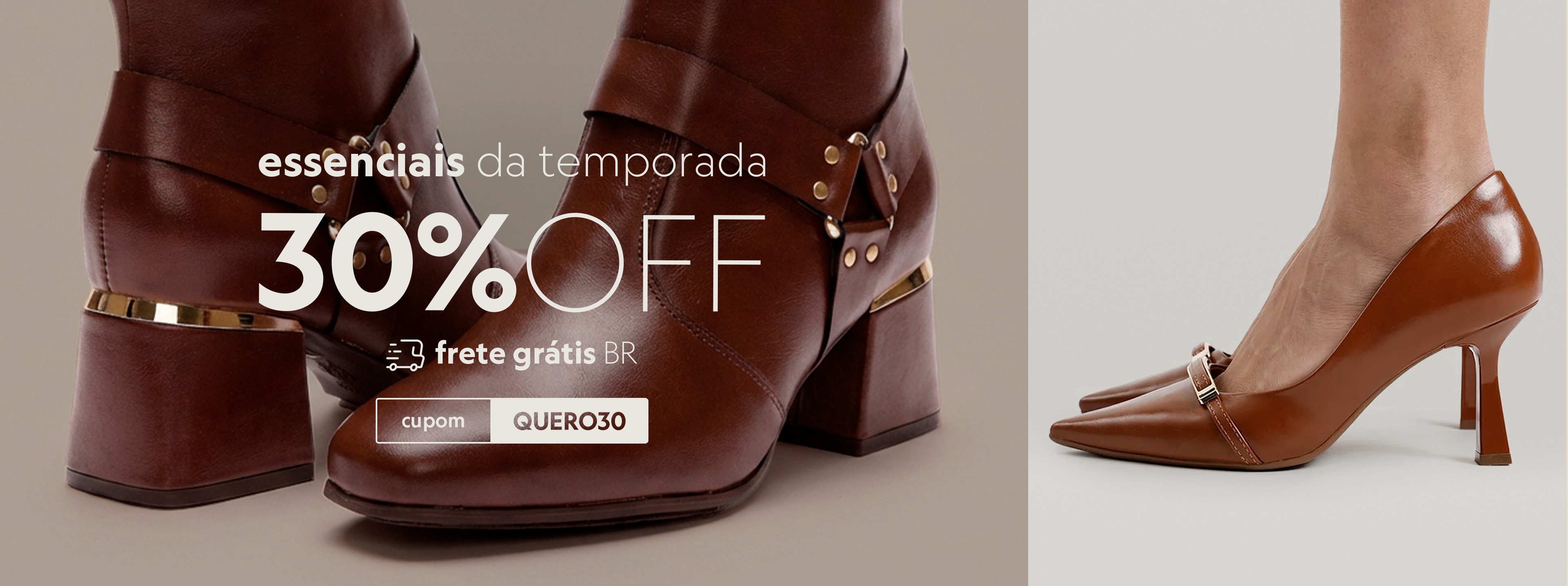 confira seleção de calçados em oferta