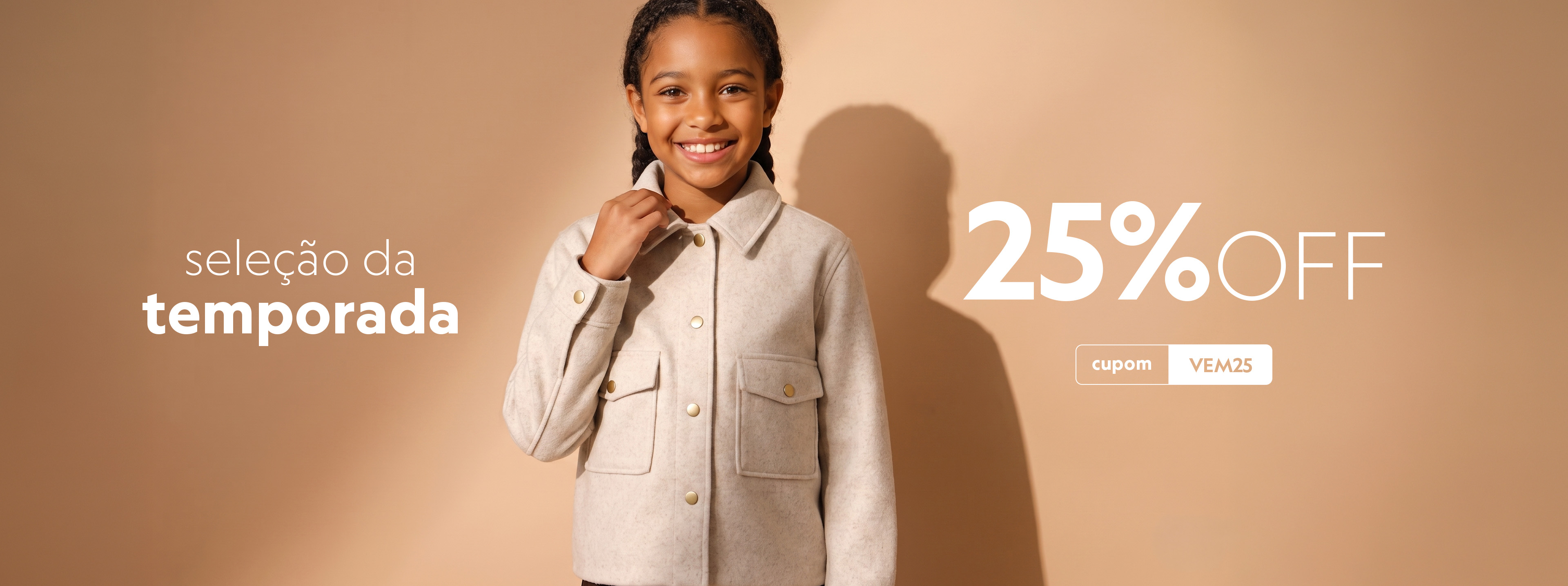 confira seleção de descontos em moda infantil