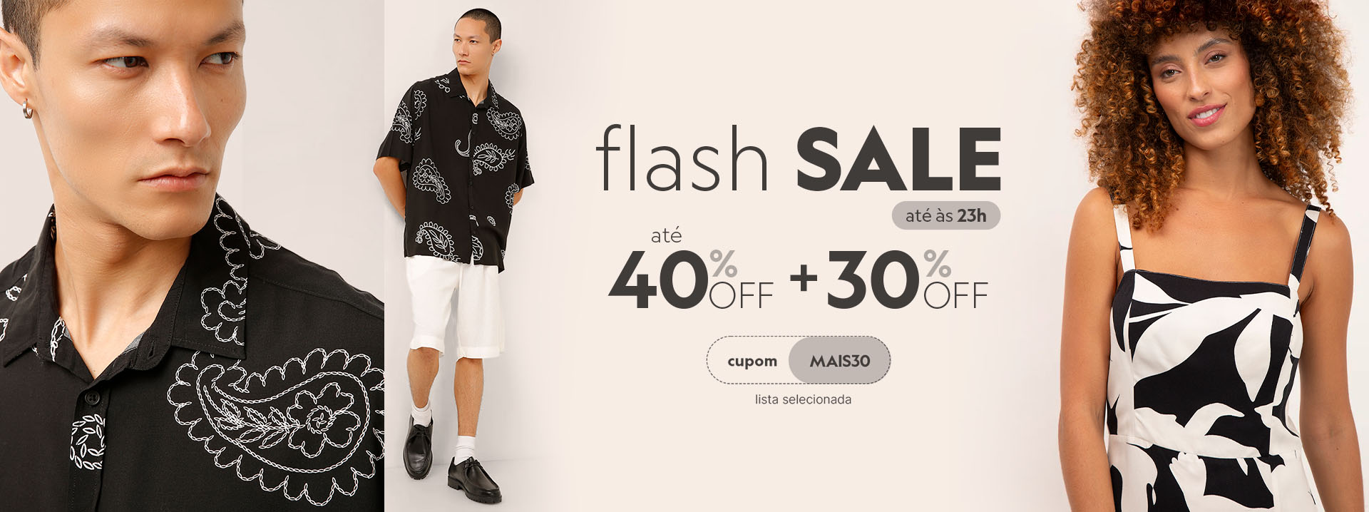 Flash Sale C&A com até 40% Off + cupom 30% Off