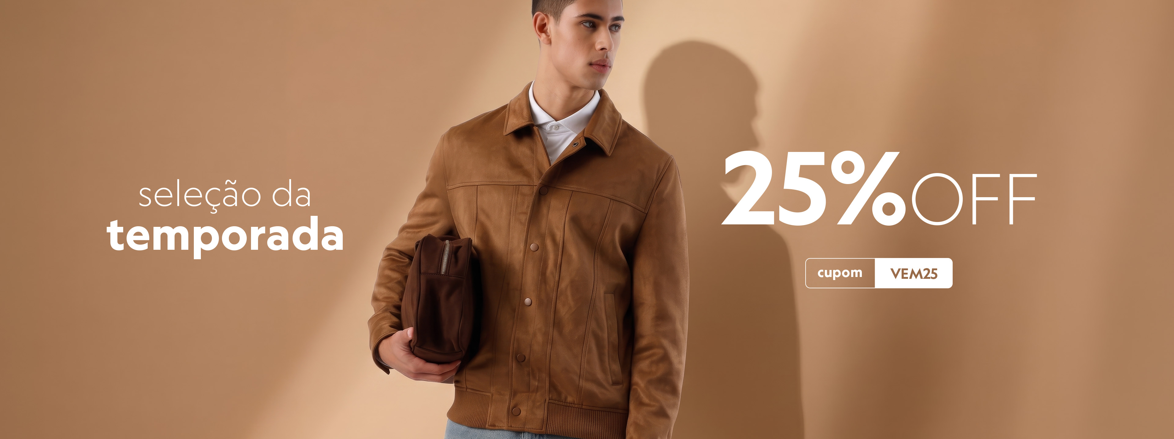 confira seleção de descontos em moda masculina