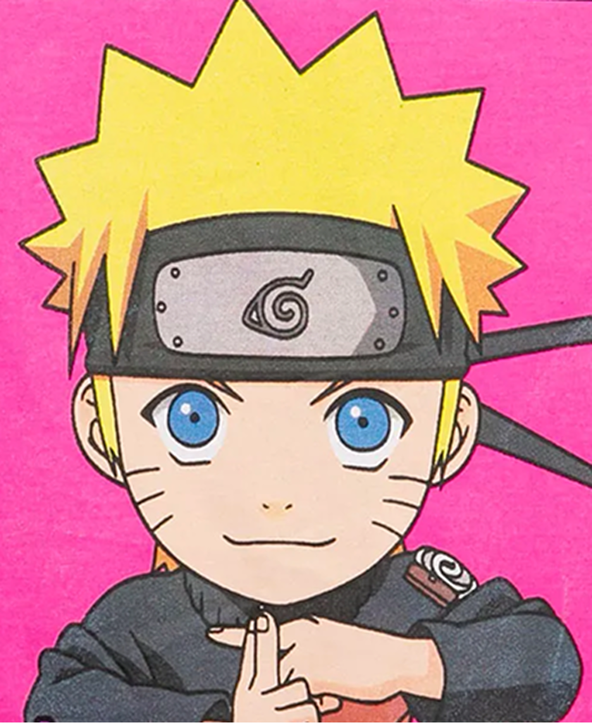 confira seleção de personagens infantis Naruto