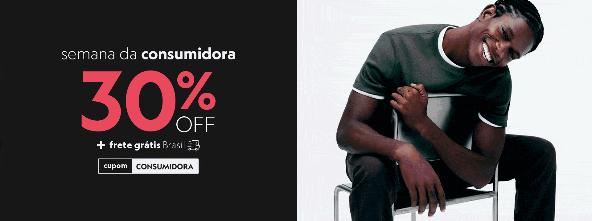 semana do consumidor com 30% off