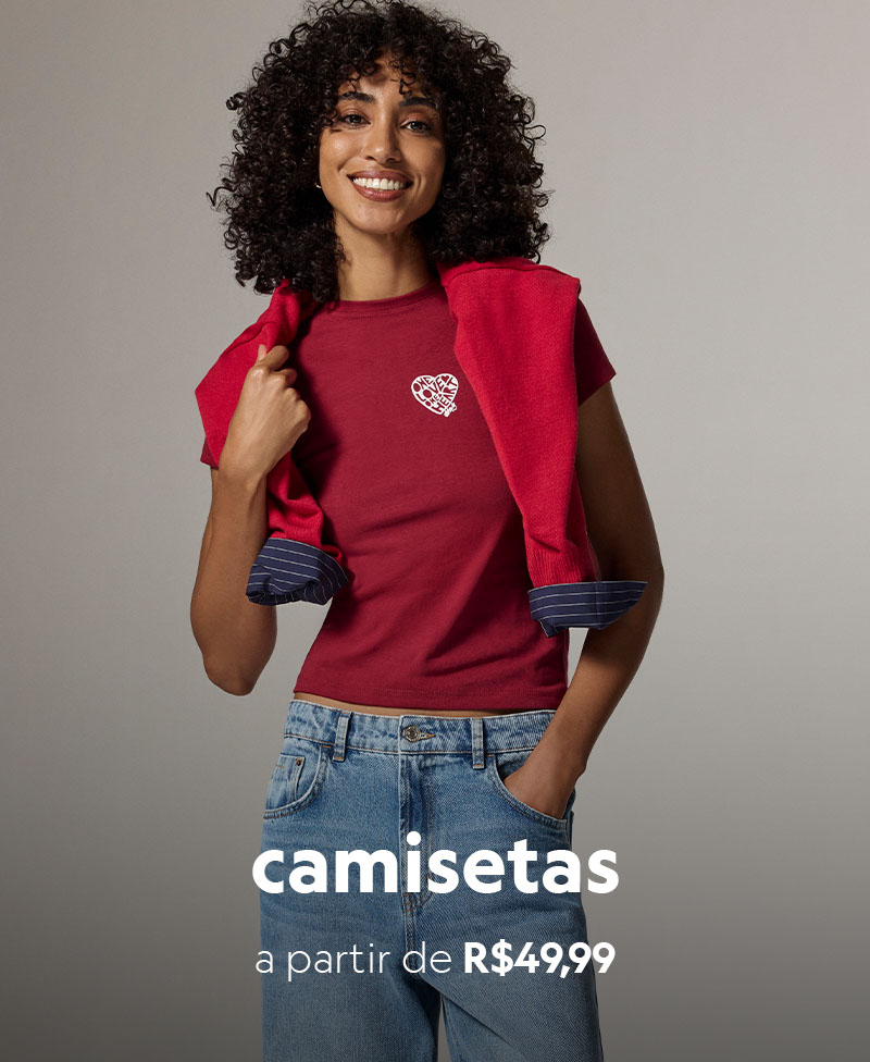 confira seleção de camisetas