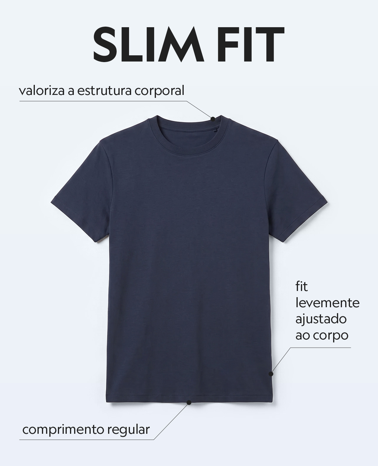 confira seleção modelagens masculina slim