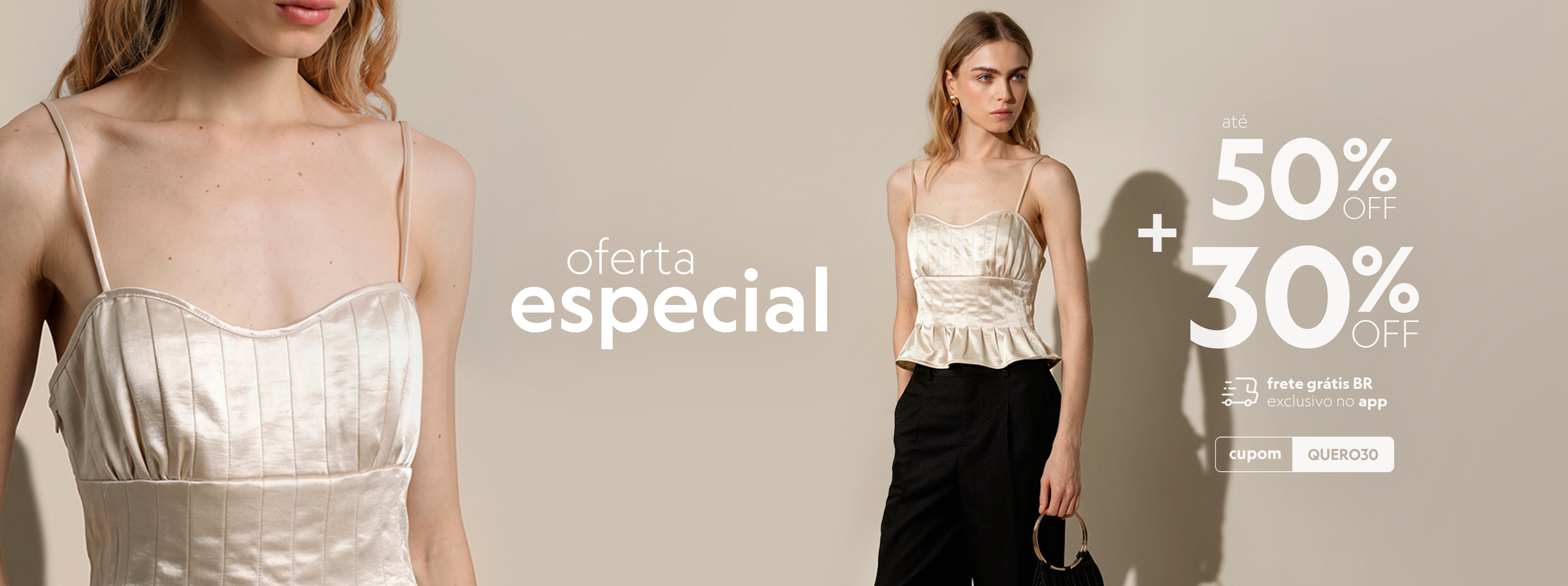 compre com 30% off cupom QUERO30