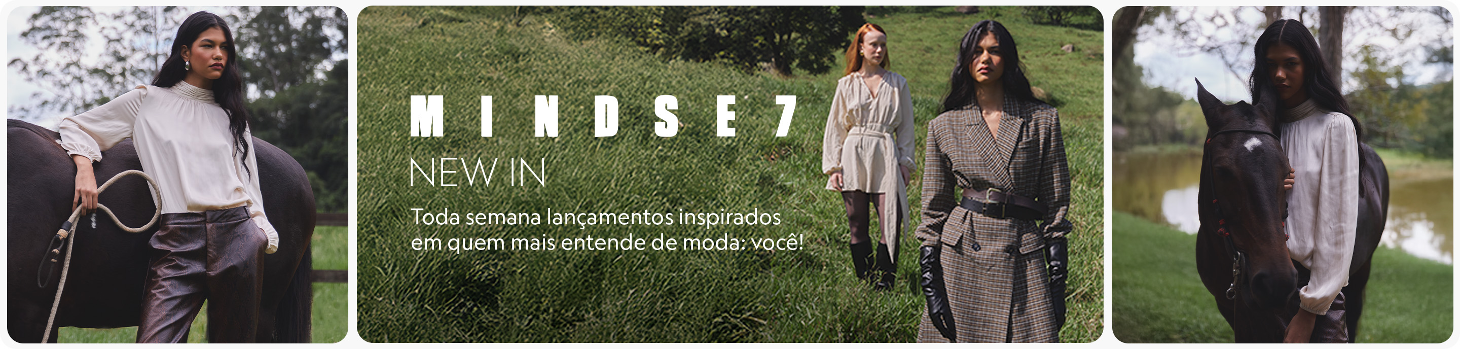 New in Mindse7. Confira tudo o que acabou de chegar.