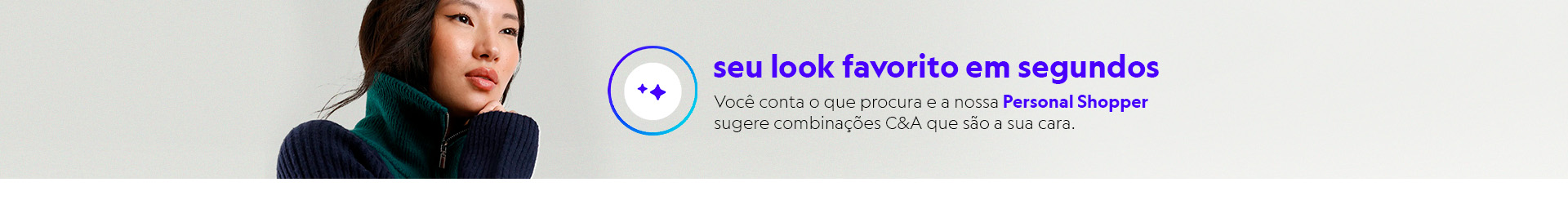 confira seu look em segundos com a nossa personal shopper