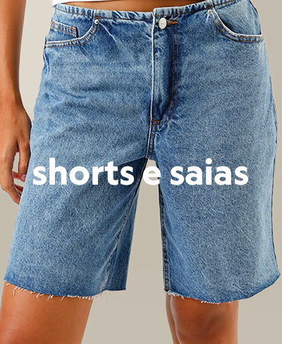 Confira seleção de shorts e saias femininas da marca Clock House