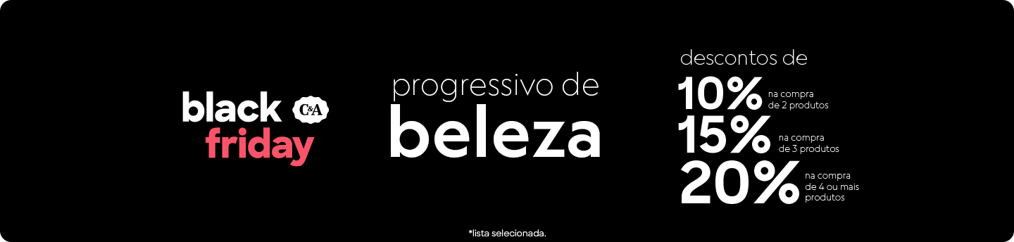 Confira seleção de produtos de beleza com desconto progressivo