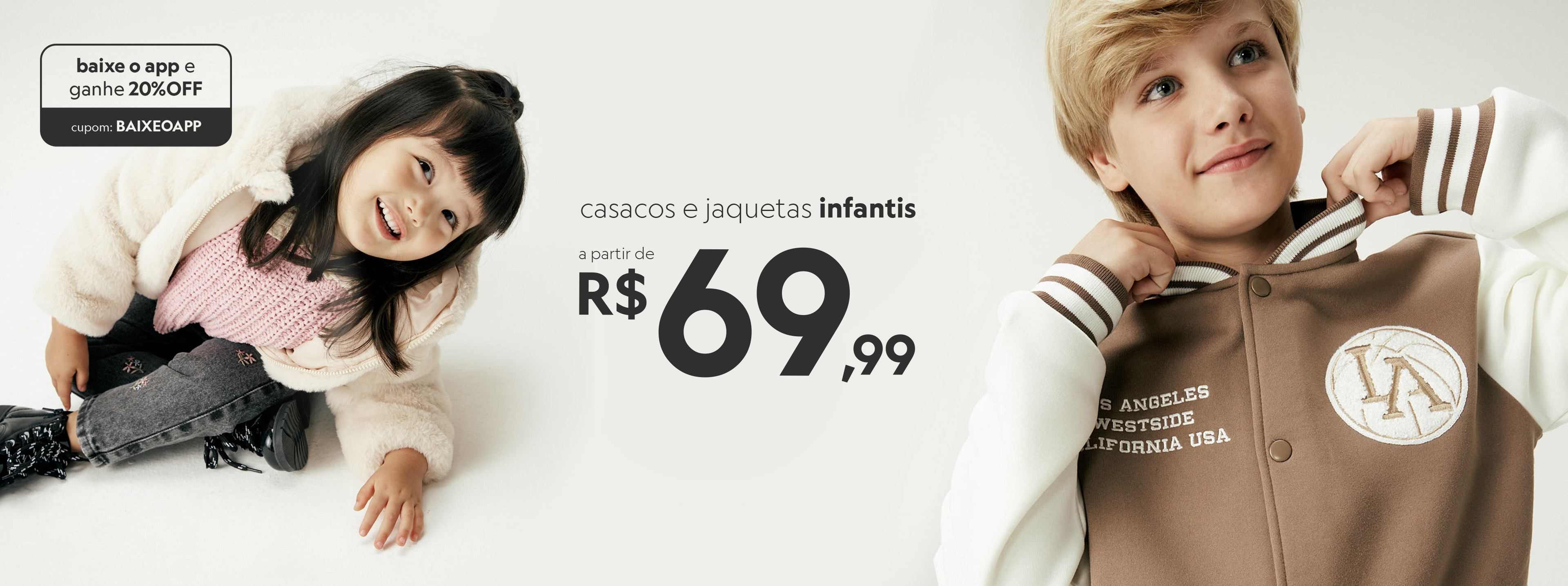 confira seleção de casacos e jaquetas infantis