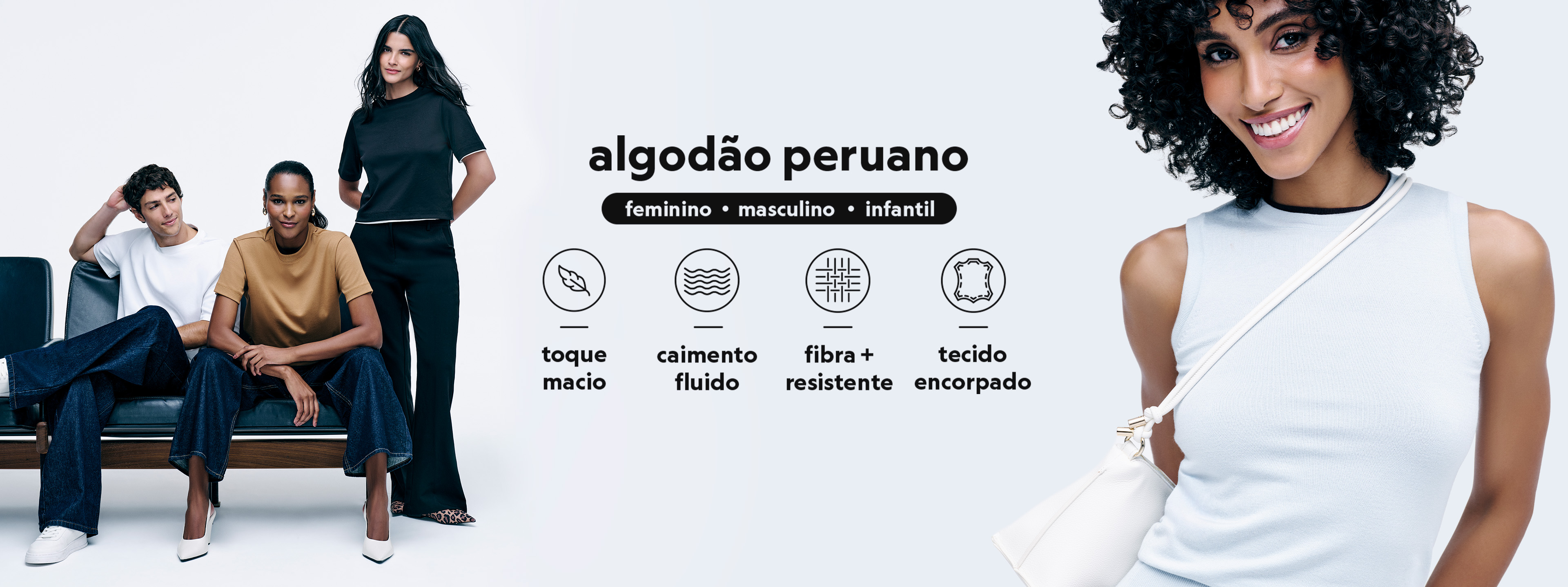 Confira seleção de algodão peruano