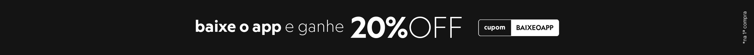 Baixe o app cea e ganhe 20% off